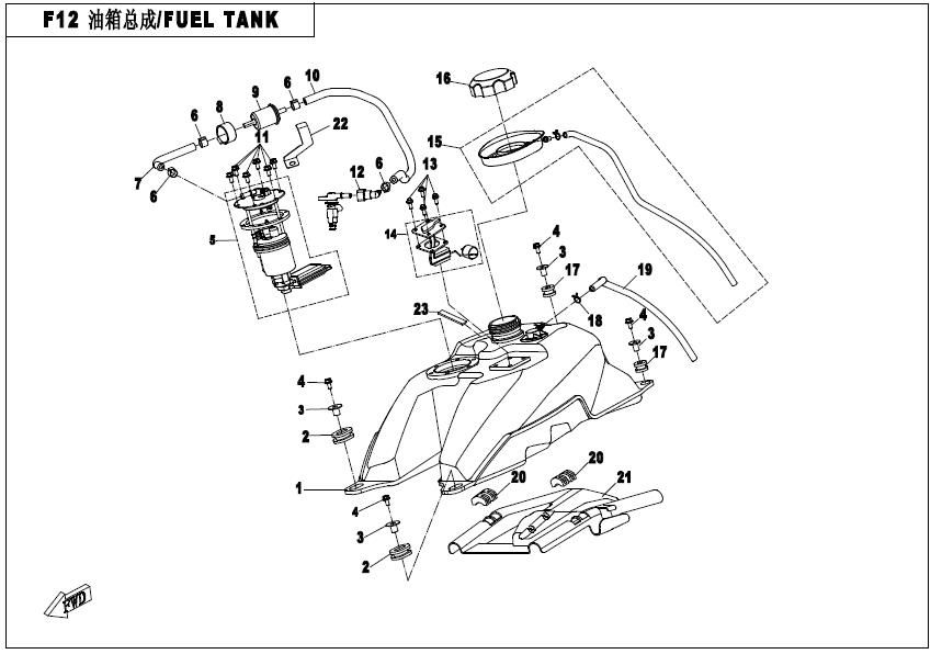 Picture of F12-1 - FUEL TANK (OLD)