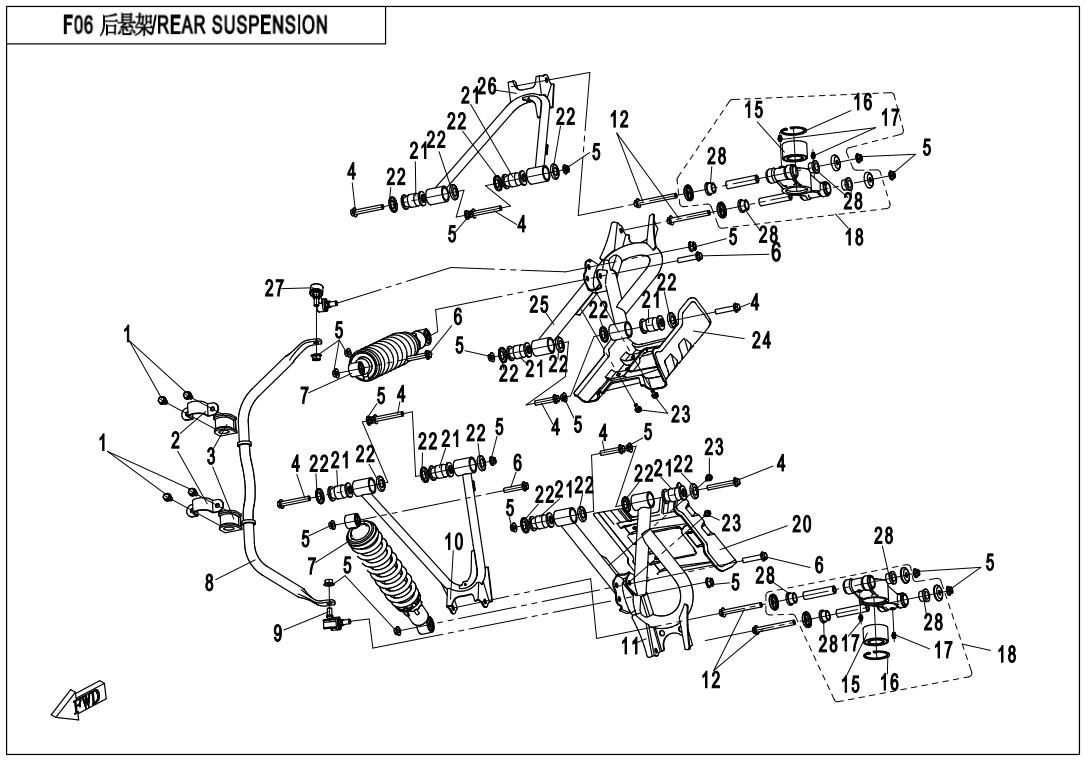 Picture of F06 - REAR SUSPENSION