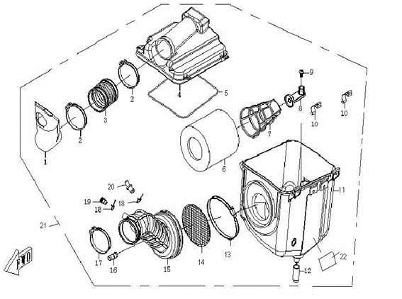 Picture of F33-2 - AIR FILTER ASSY (EFI)