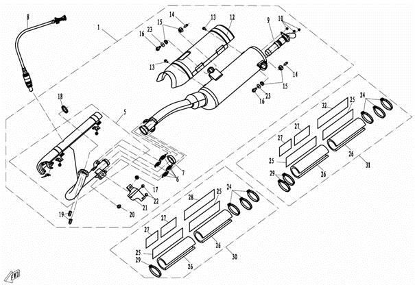 Picture of F16 - MUFFLER COMP