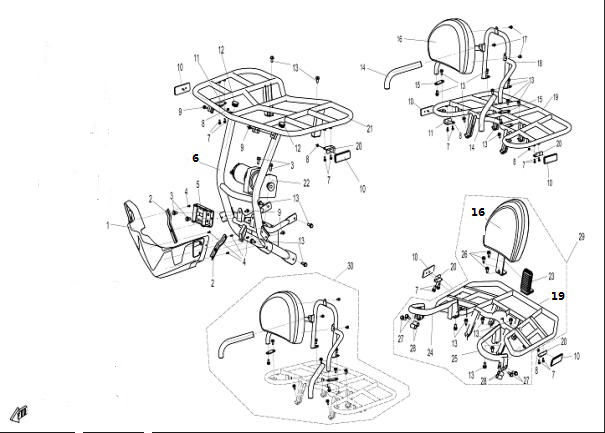 Picture of F25 - RACK&BUMPER
