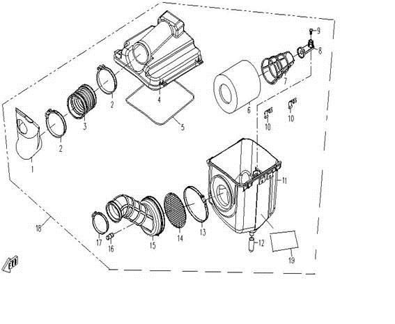 Picture of F33 - AIR FILTER ASSY
