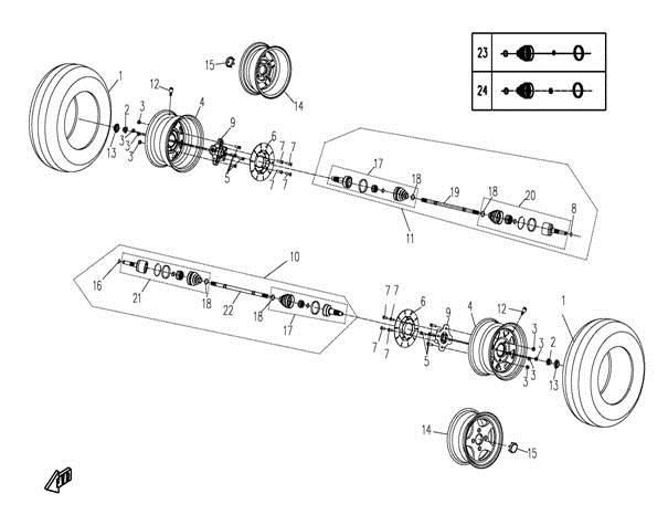 Picture of F12 - FRONT WHEEL ASSY