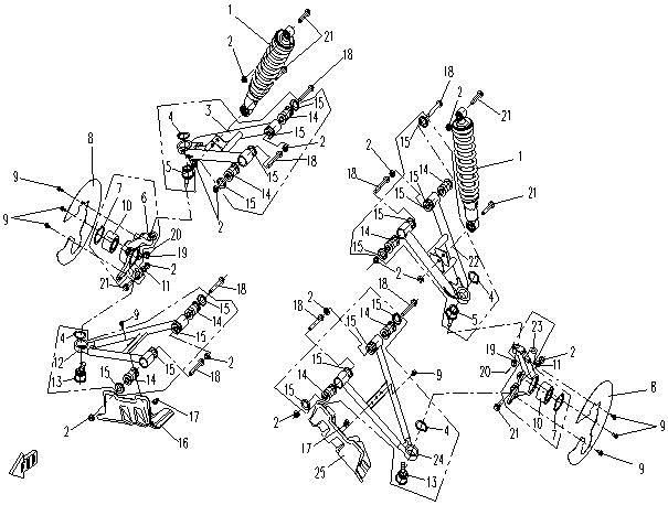 Picture of F17 - FRONT SUSPENSION