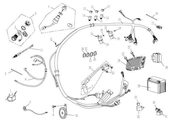 Picture of F21 - ELECTRIC SYSTEM (CARB.)