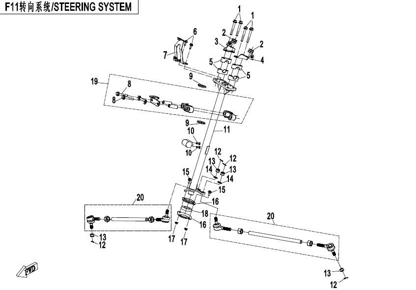 Picture of F11-1 - STEERING SYSTEM