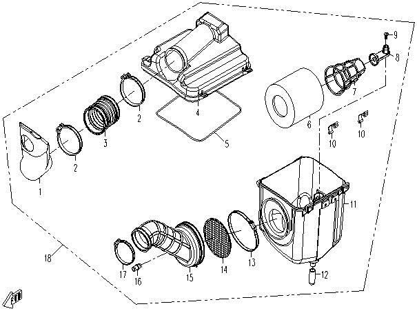 Picture of F33 - AIR FILTER ASSY