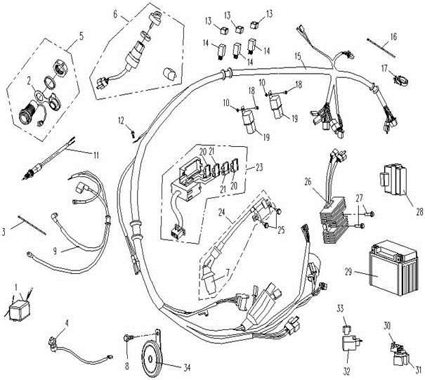 Picture of F21 - ELECTRIC SYSTEM (CAB.)
