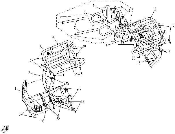 Picture of F23 - RACK& BUMPER