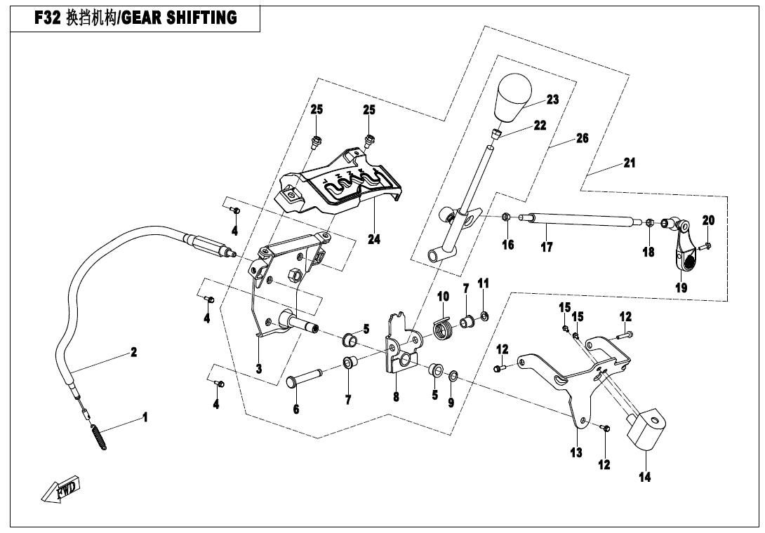 Picture of F32 - GEAR SHIFTING