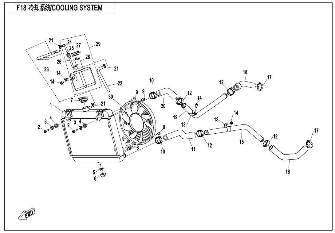 Picture of F18 - COOLING SYSTEM
