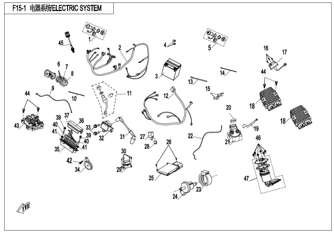 Picture of F15-1 - ELECTRIC SYSTEM
