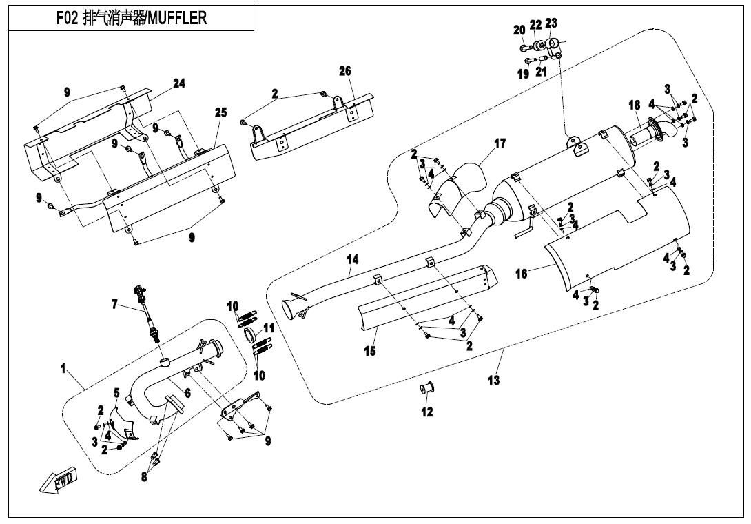 Picture of F02 - MUFFLER