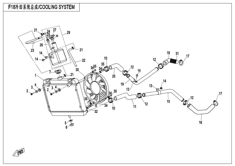 Picture of F18 - COOLING SYSTEM