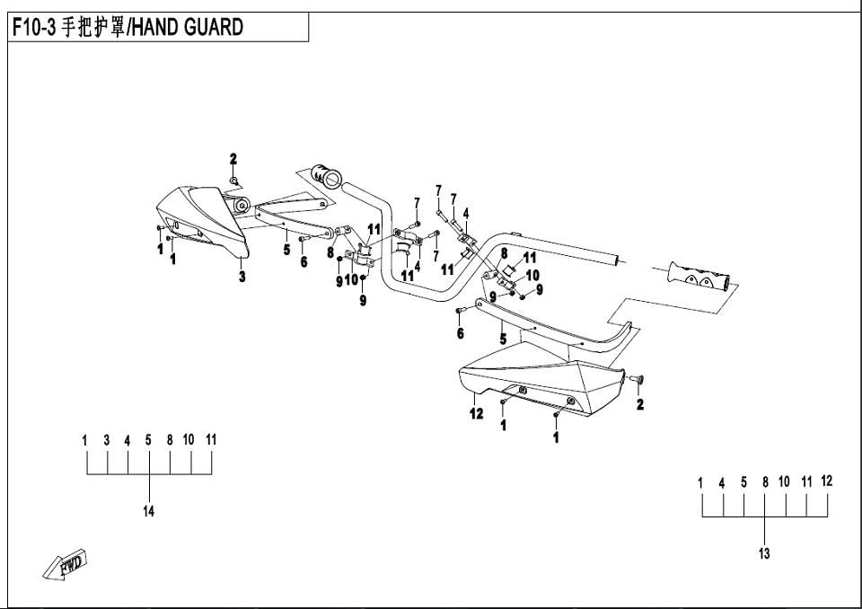 Picture of F10-3 - HAND GUARD ASSY