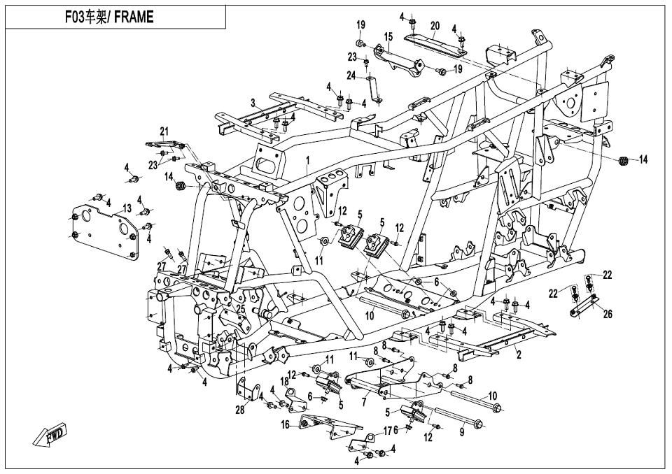 Picture of F03 - FRAME ASSY