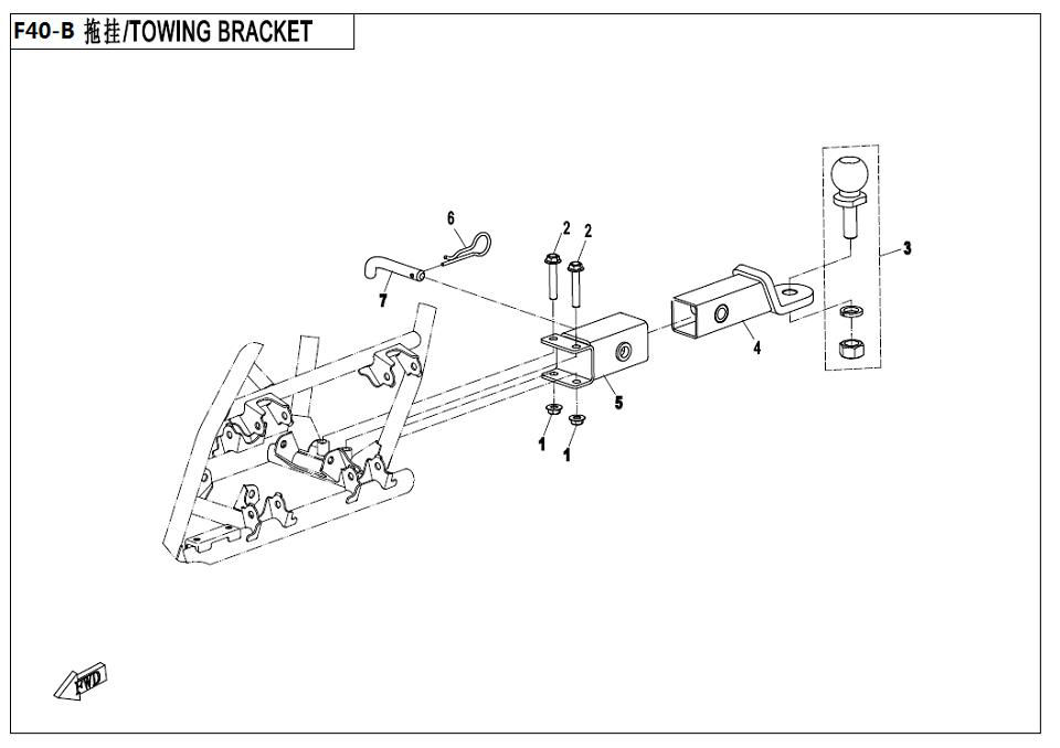 Picture of F40-B - TOWING SYSTEM (SPLIT)