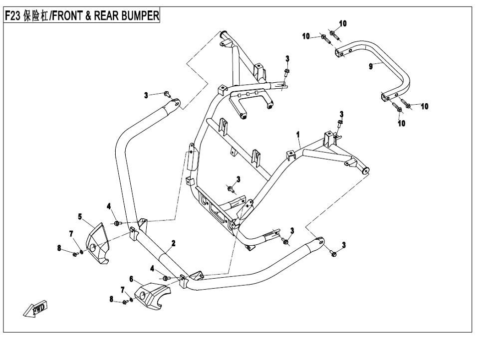 Picture of F23 - FRONT & REAR BAMPER