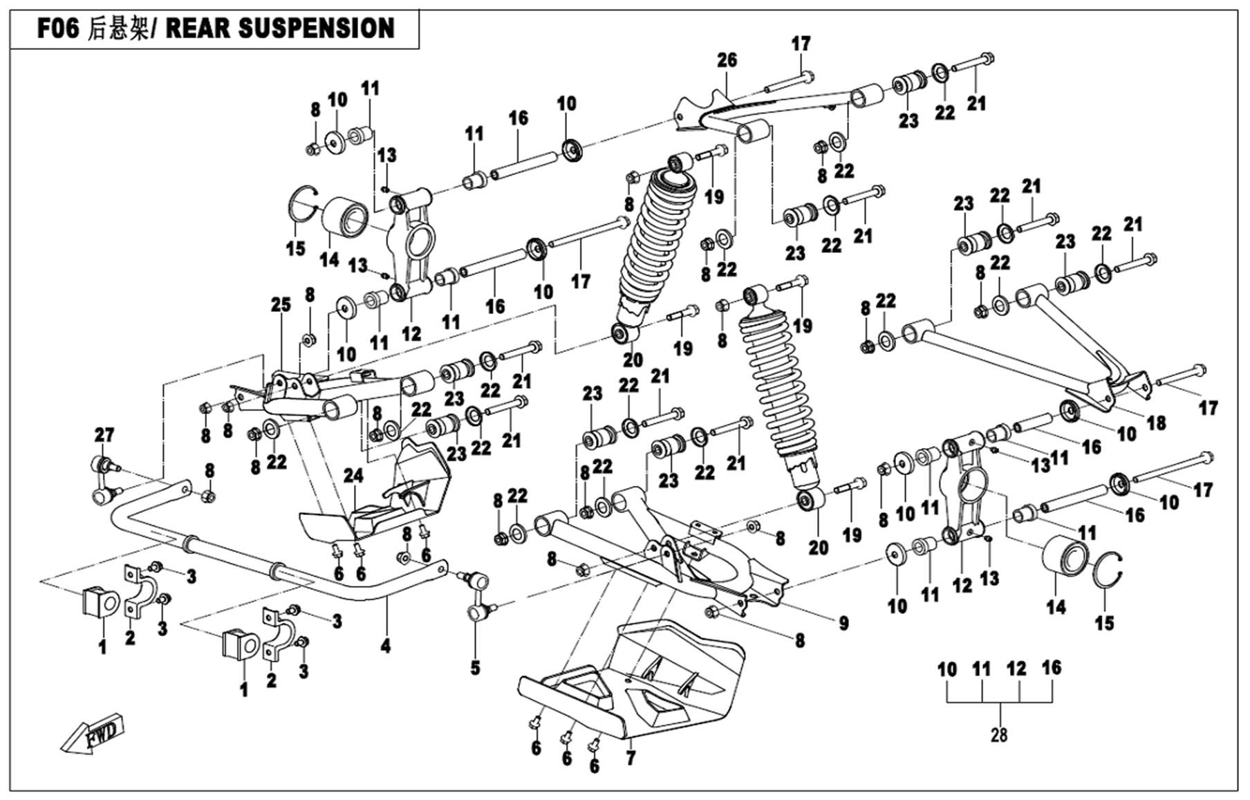 Picture of F06 - REAR SUSPENSION