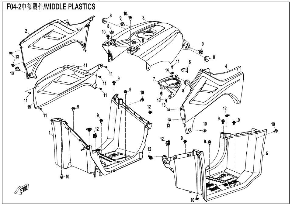 Picture of F04-2 - MIDDLE PLASTICS