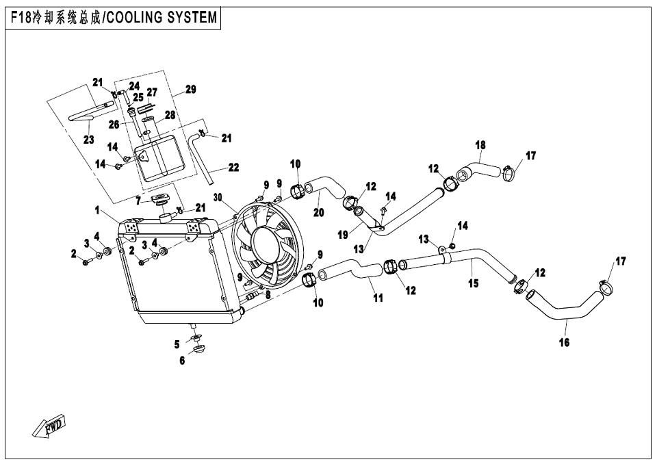 Picture of F18 - COOLING SYSTEM