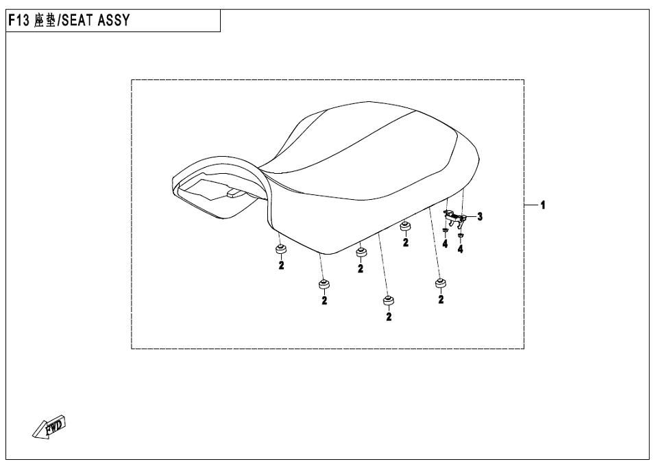 Picture of F13 - SEAT ASSY