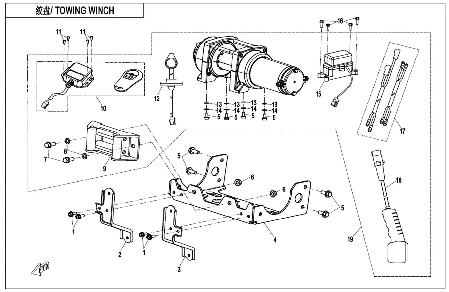 Picture of F15-2 - TOWING WINCH