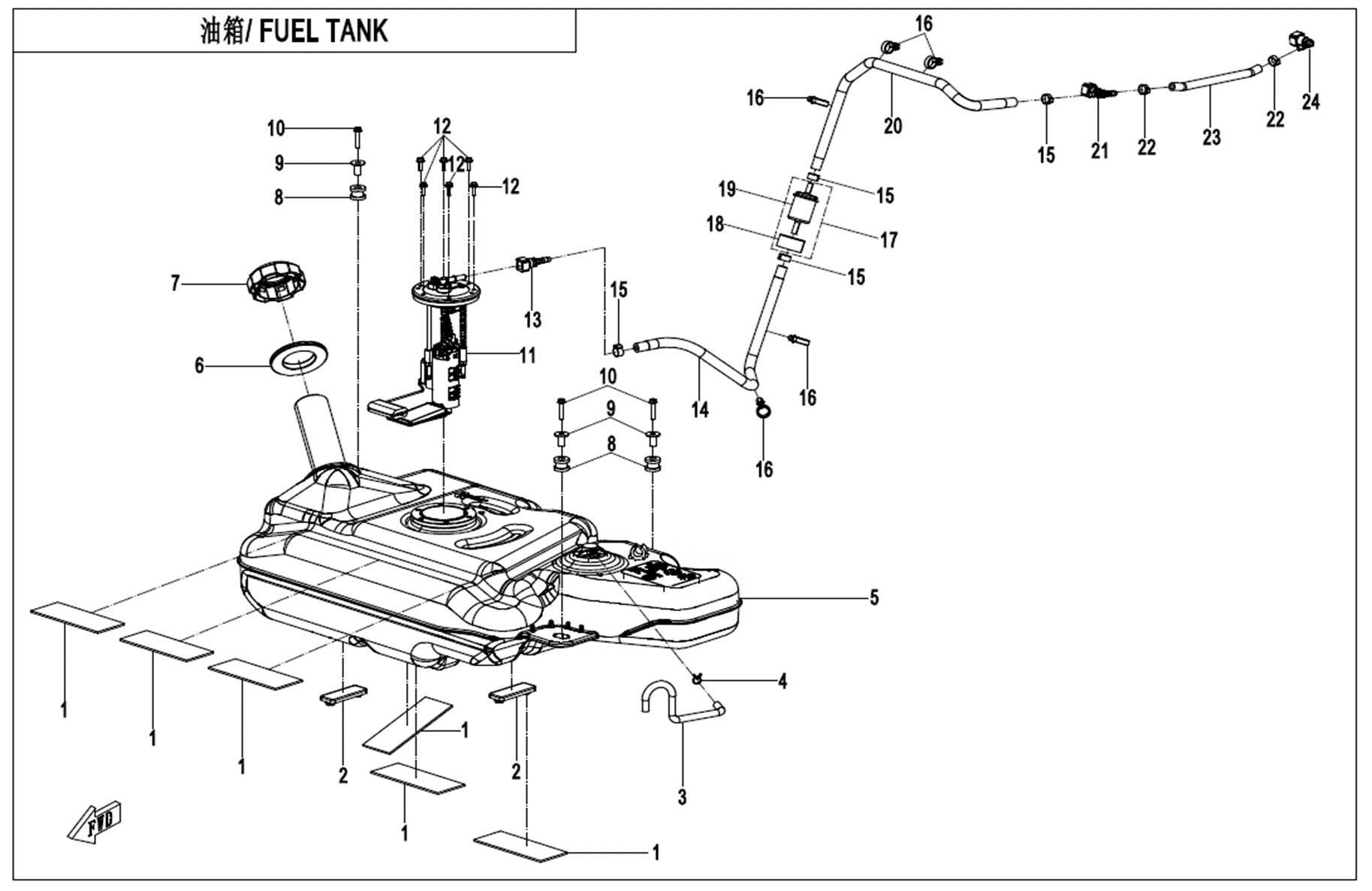Picture of F12 - FUEL TANK
