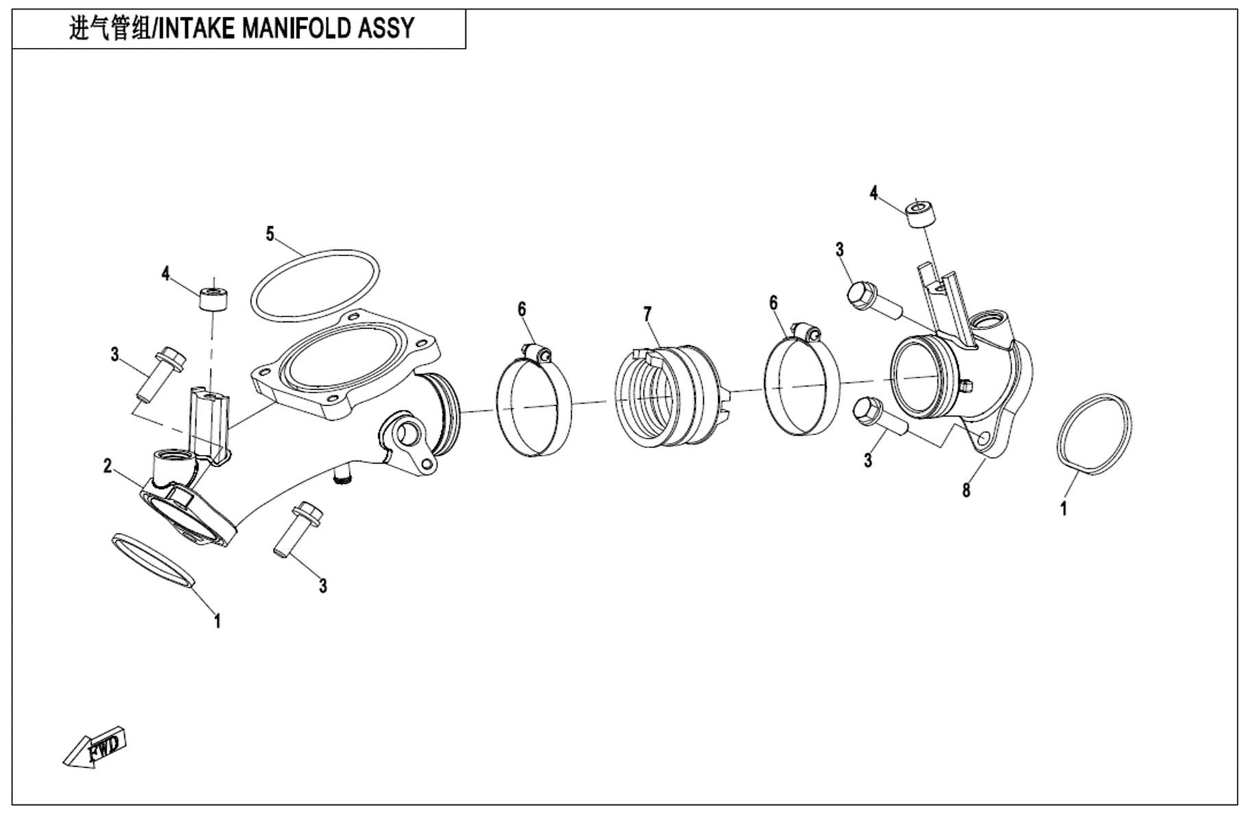Picture of E02-5 - INTAKE MANIFOLD ASSY