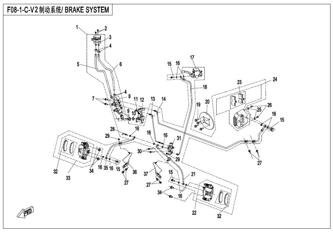 Picture of F08-1-C-V2 - BRAKE SYSTEM(EPA)