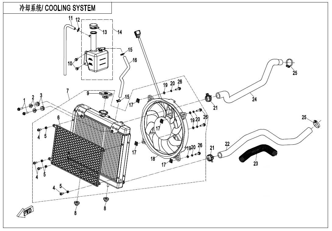 Picture of F18 - COOLING SYSTEM