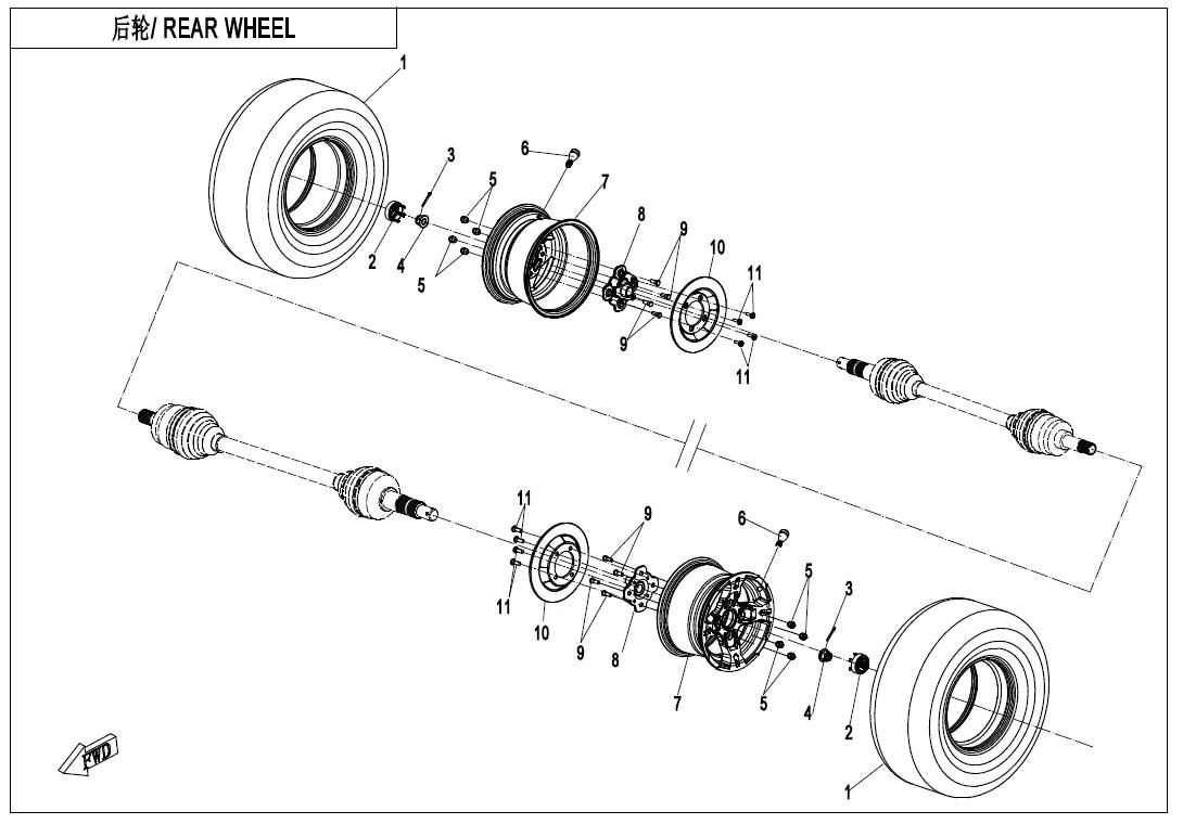 Picture of F11 - REAR WHEEL