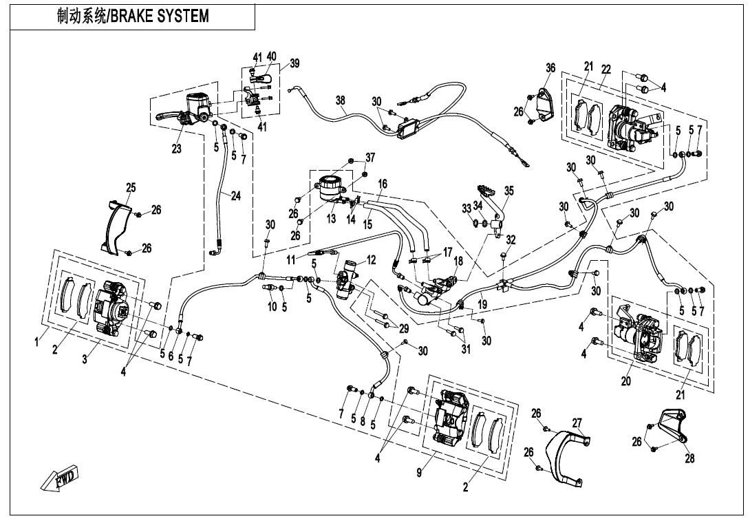 Picture of F08-A - BRAKE SYSTEM(RH PARKING)