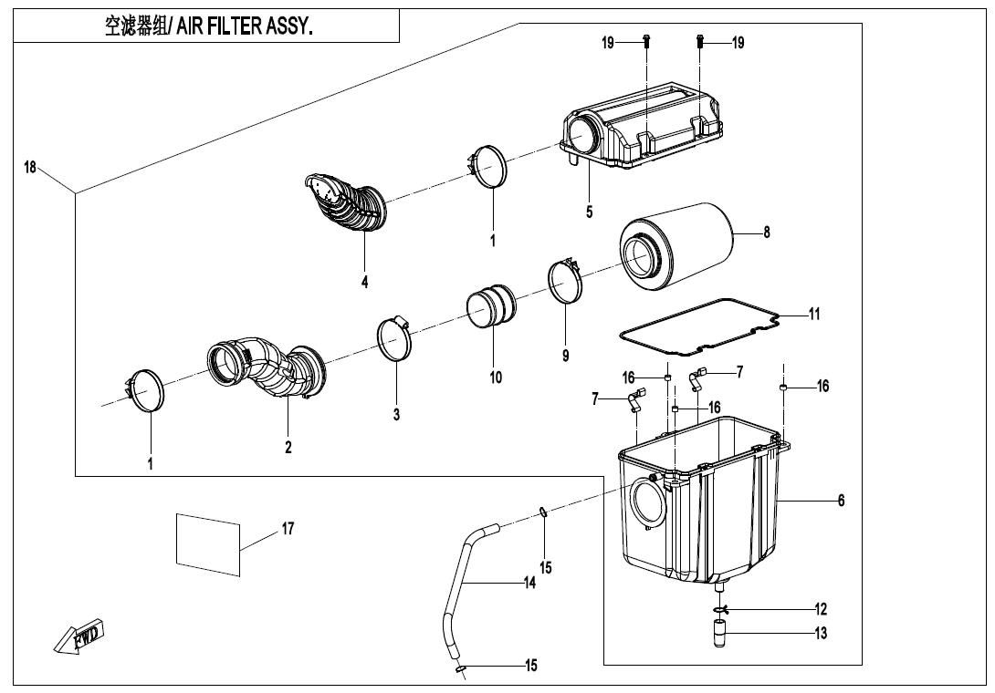 Picture of F41 - AIR FILTER ASSY.