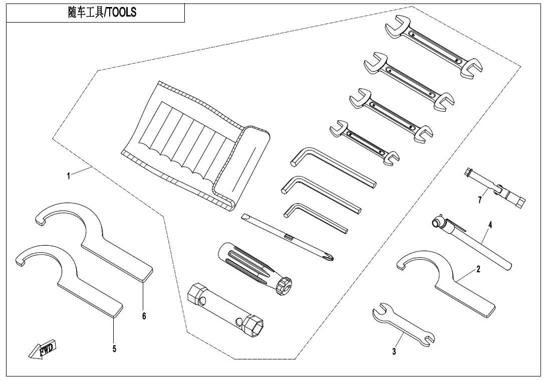 Picture of F20-B-V6 - TOOLS(NA)