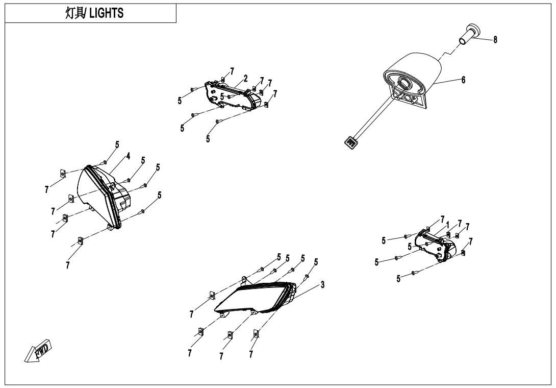 Picture of F16-A - LIGHTS(EURO)