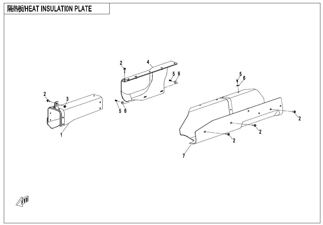 Picture of F02-2-V2 - HEAT INSULATION PLATE