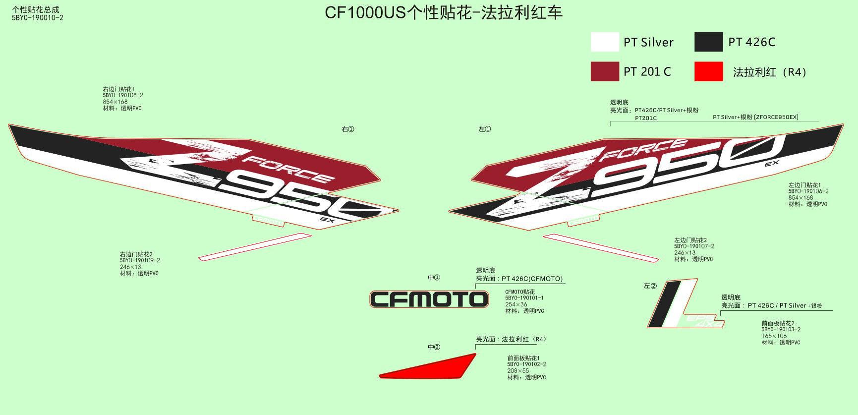 Picture of F19-1-C - DECAL,NA(FOR FIRE RED CAR)