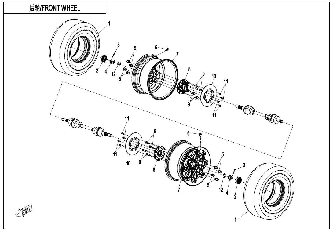 Picture of F11 - REAR WHEEL