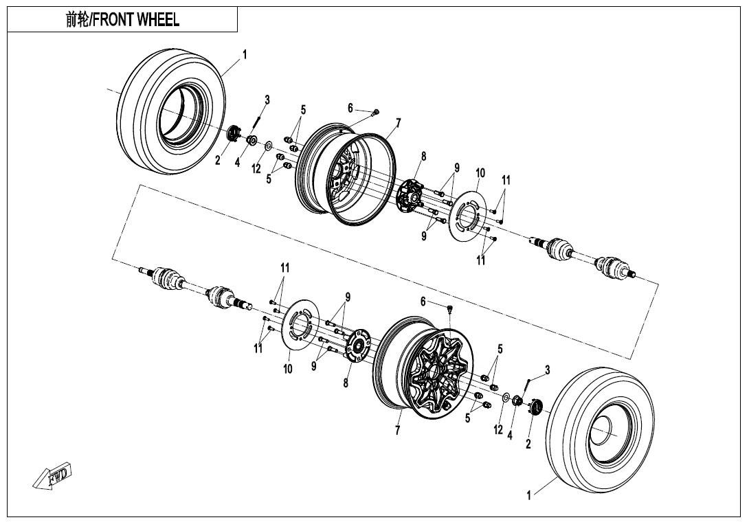 Picture of F07 - FRONT WHEEL