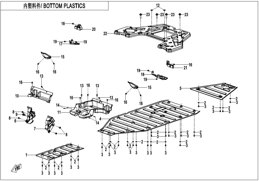 Picture of F04-8-V2 - REAR PLASTIC