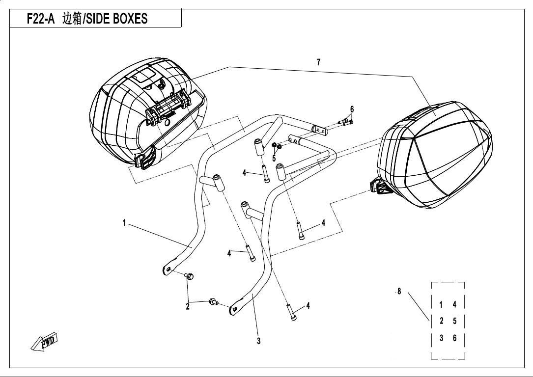 Picture of F22-A - SIDE BOXES(PLASTIC)