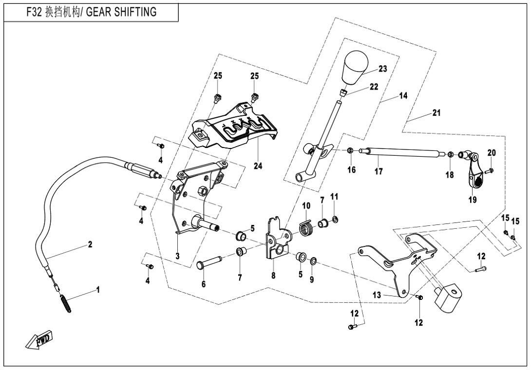 Picture of F32 - GEAR SHIFTING