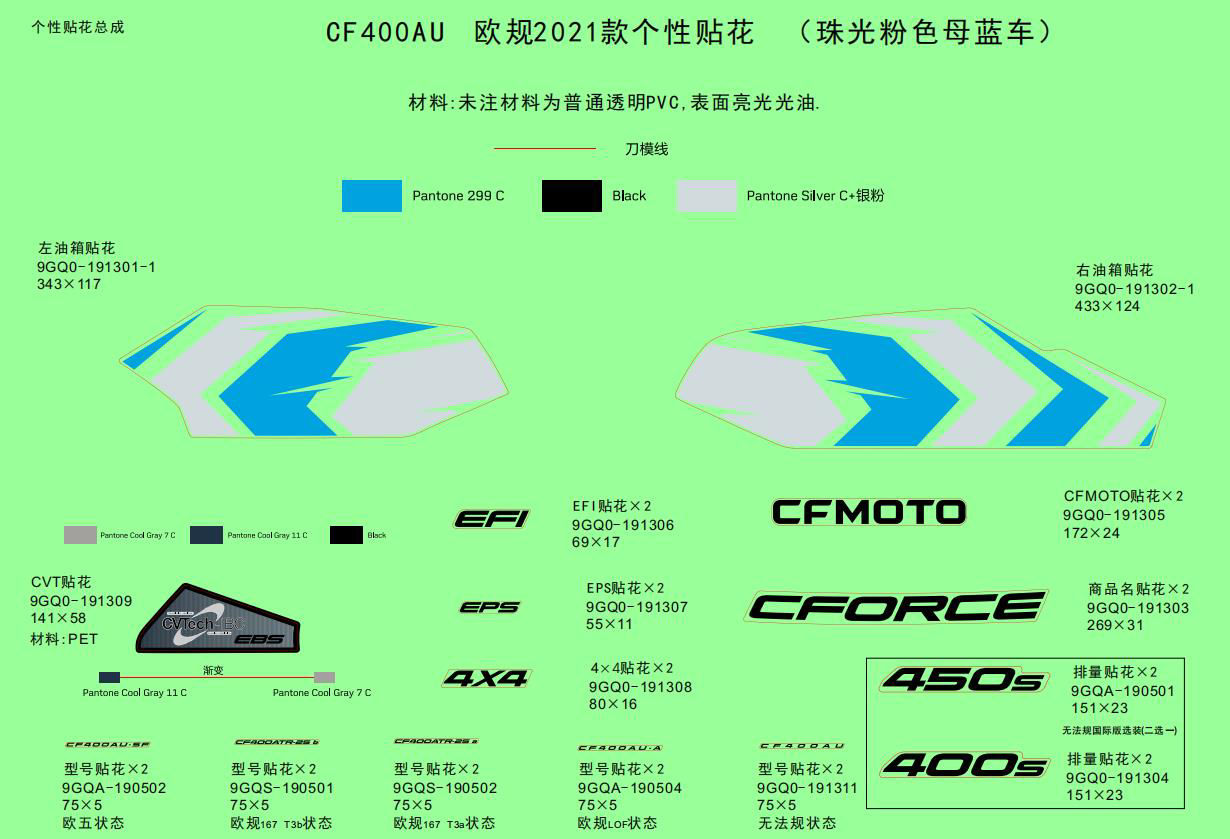 Picture of F19-1-F - DECAL KITS(INTERNATIONAL&2021,INJECTED PEARL BLUE)