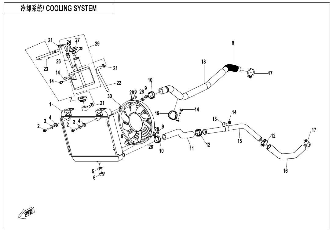 Picture of F18-V3 - COOLING SYSTEM