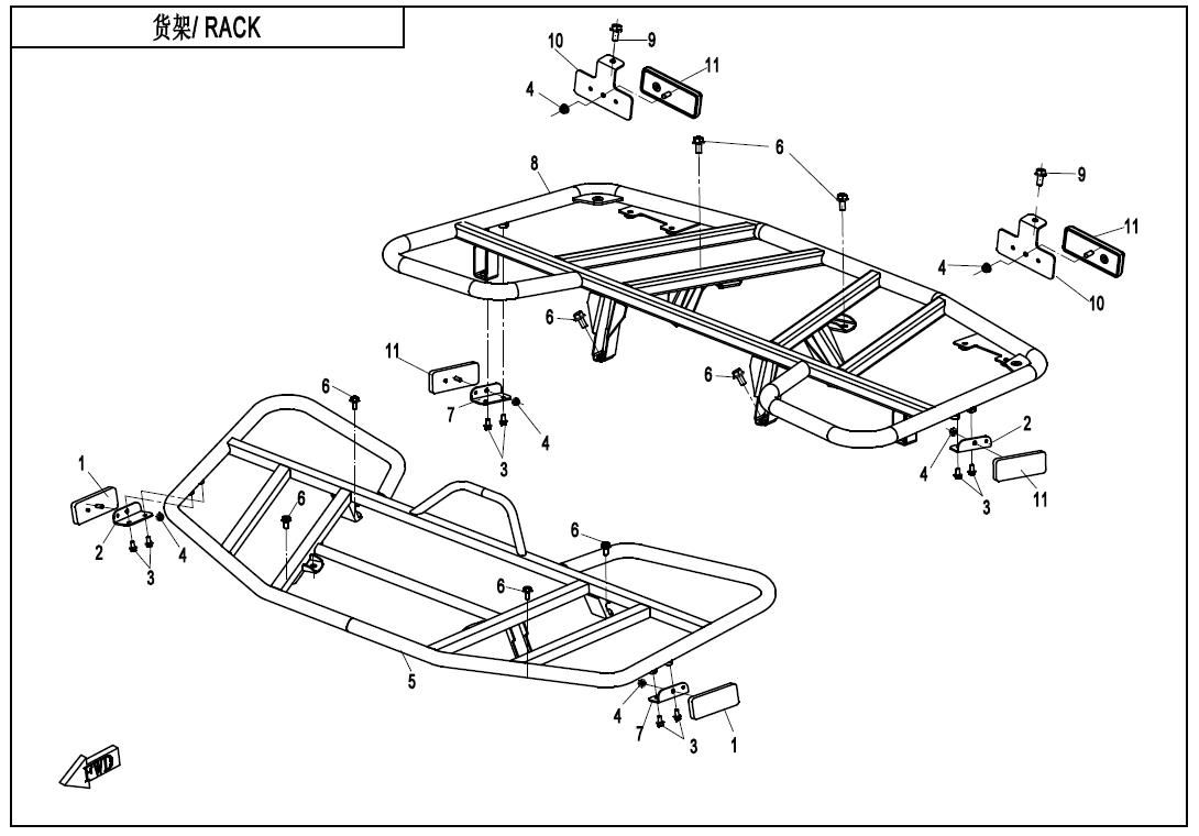 Picture of F14-A-V2 - RACK(STEEL)