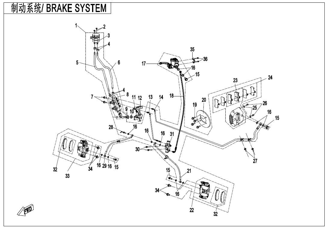 Picture of F08-1-C-V3 - BRAKE SYSTEM