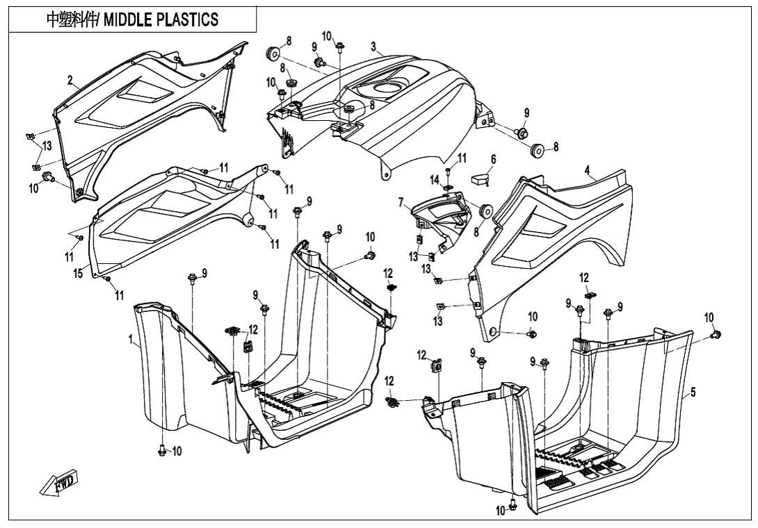 Picture of F04-2 - MIDDLE PLASTICS