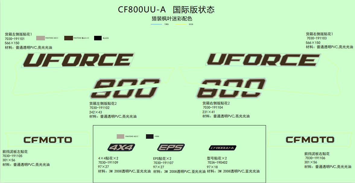 Picture of F19-J - DECAL KITS (TRUE TIMBER CAMO)