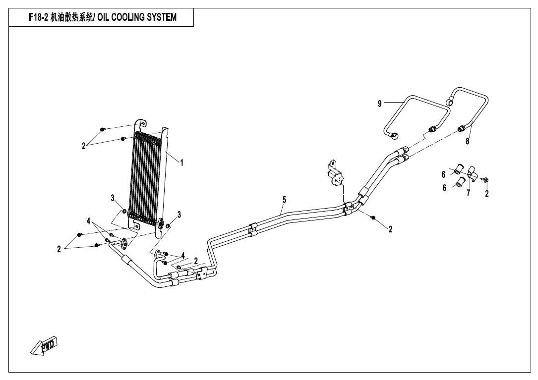 Picture of F18-2 - OIL COOLING SYSTEM